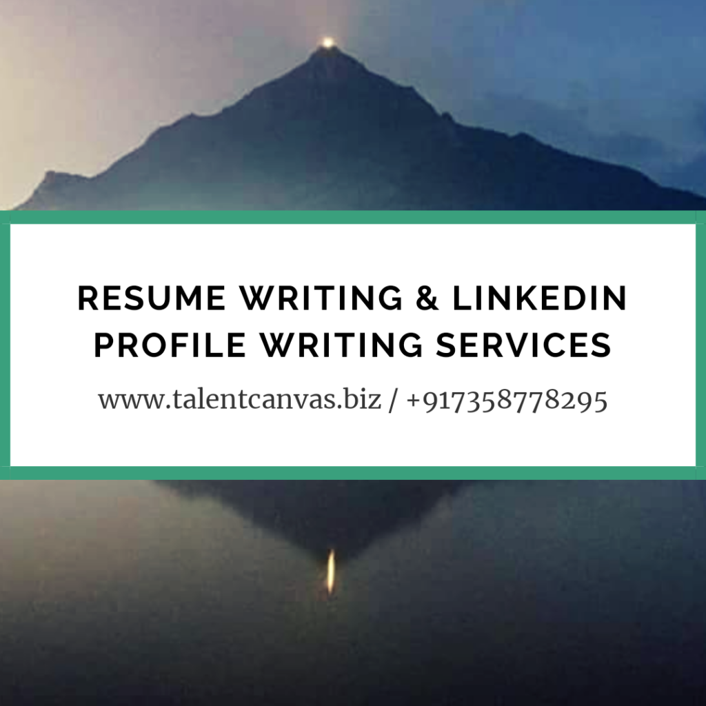 resume and linkedin profile writing services