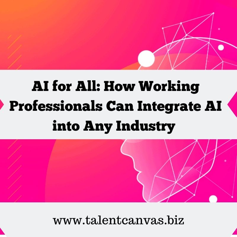 AI for working professionals